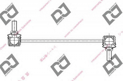 DJ PARTS dl1364 -  Тяга / стойка, стабилизатор